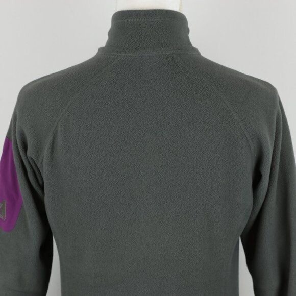 Eddie Bauer First Ascent Women's Small Gray PolarTec Fleece 1/4 Zip Pullover - Picture 4 of 9